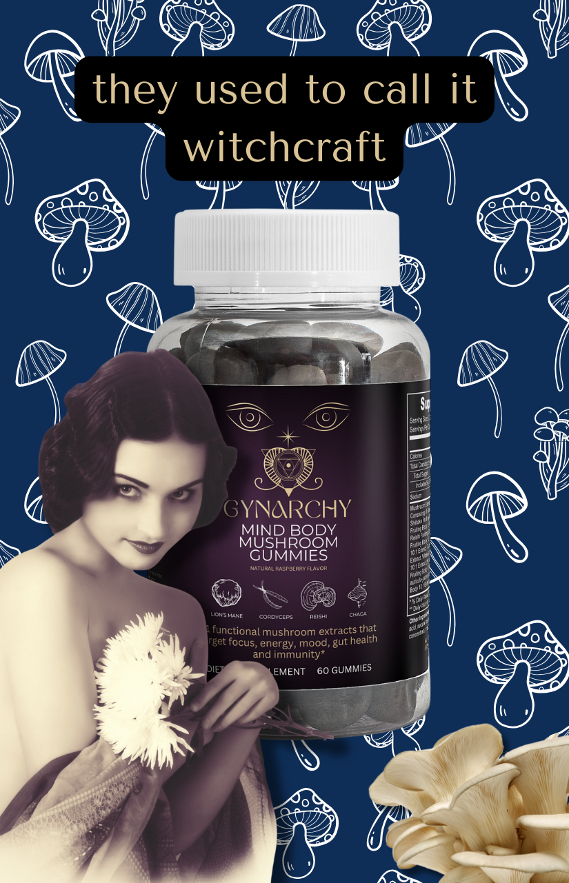 Gynarchy Supplements Gynarchy supplements, Mind Body Mushroom Gummies, nootropics