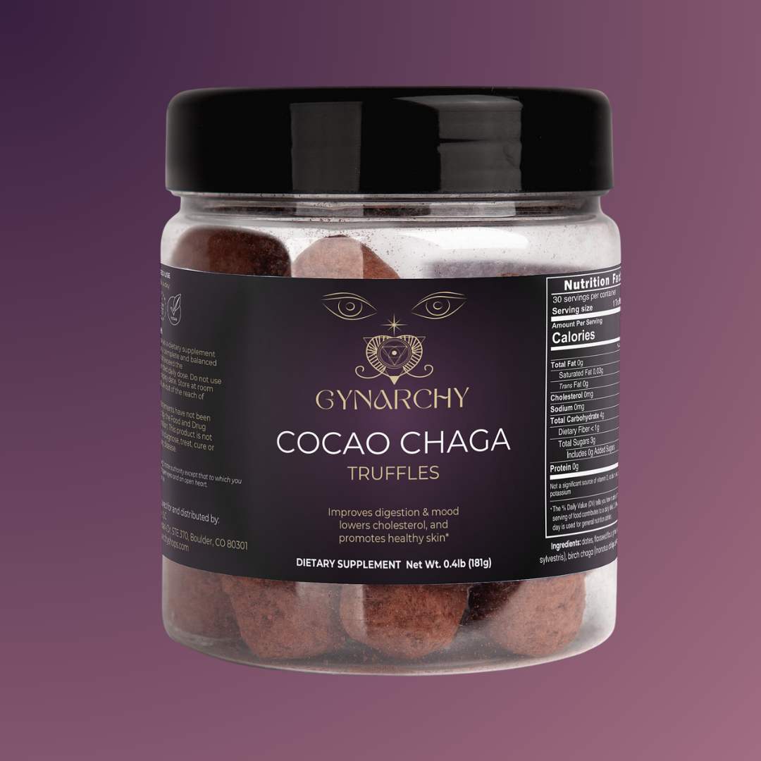 Gynarchy Cocao Chaga Truffles
