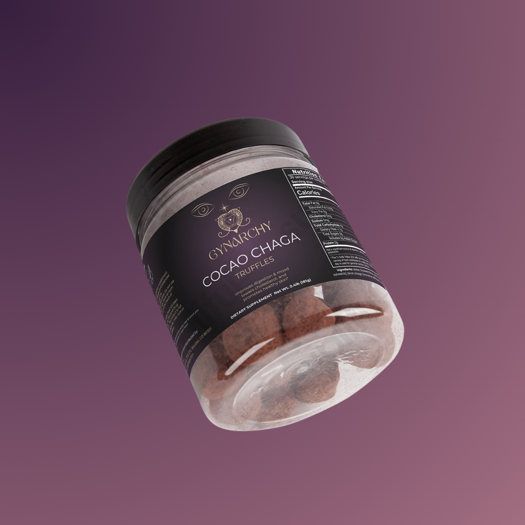 Gynarchy Cocao Chaga Truffles