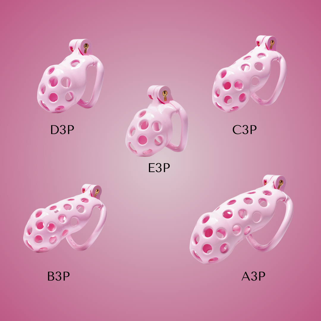 Gynarchy Pink Dot Male Chastity Cage