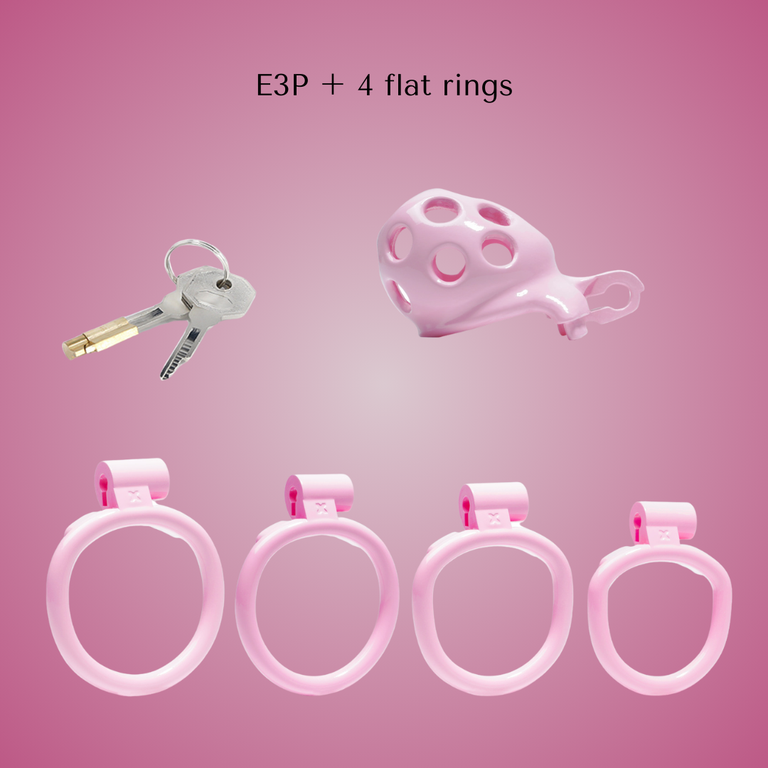 Gynarchy Pink Dot Male Chastity Cage