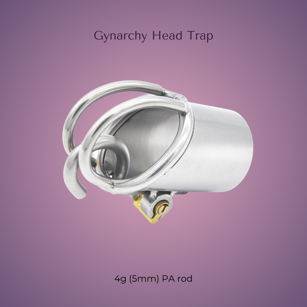 Gynarchy Head Trap Stainless Steel PA Chastity Tube