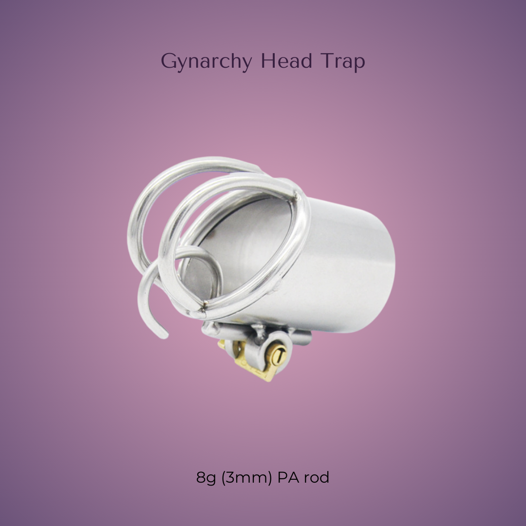 Gynarchy Head Trap Stainless Steel PA Chastity Tube