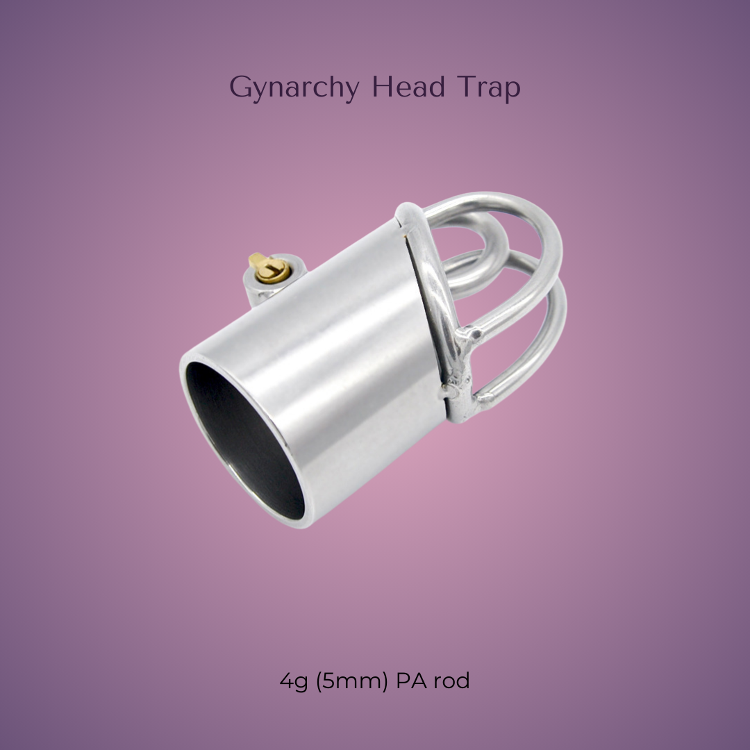 Gynarchy Head Trap Stainless Steel PA Chastity Tube