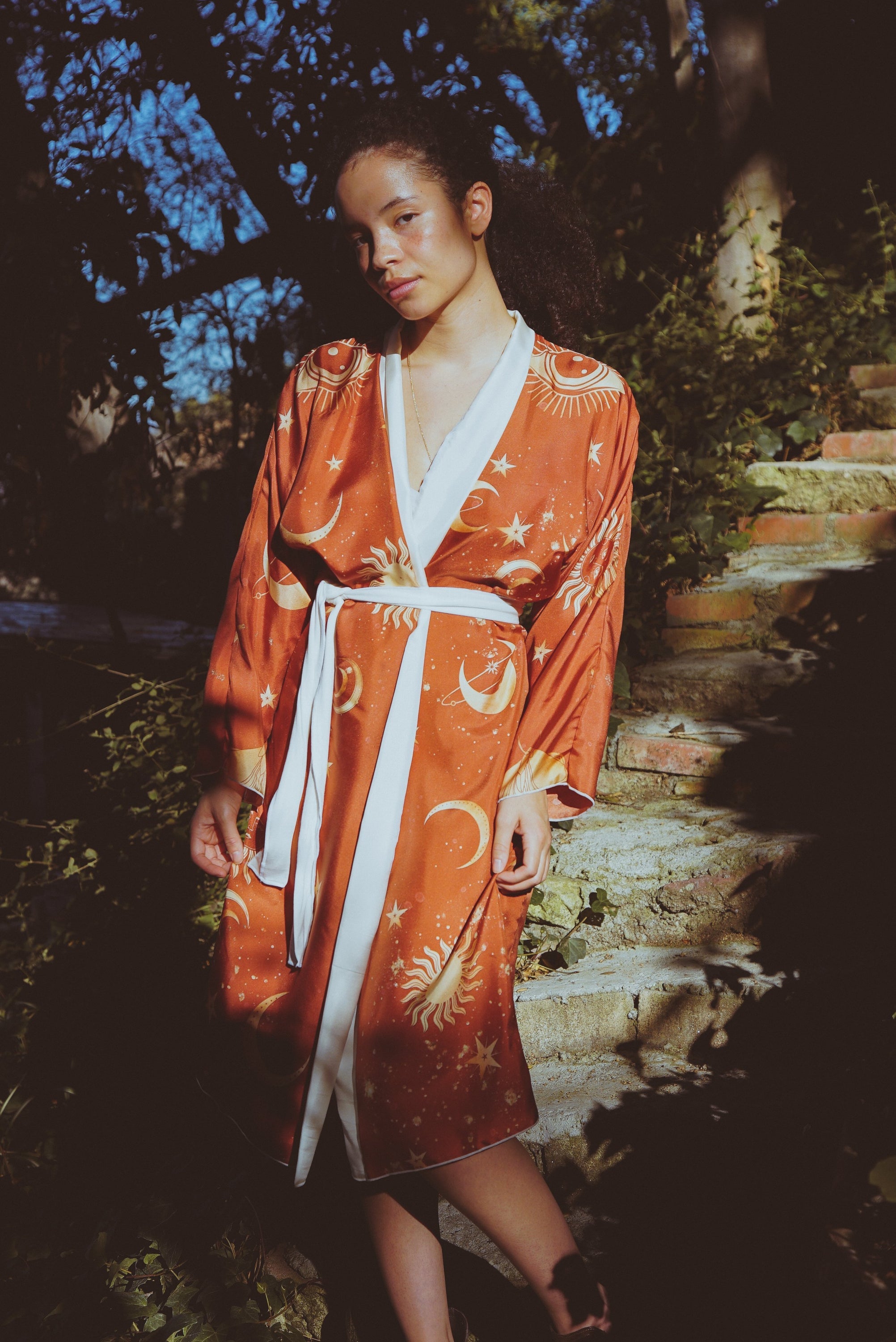 silk robe