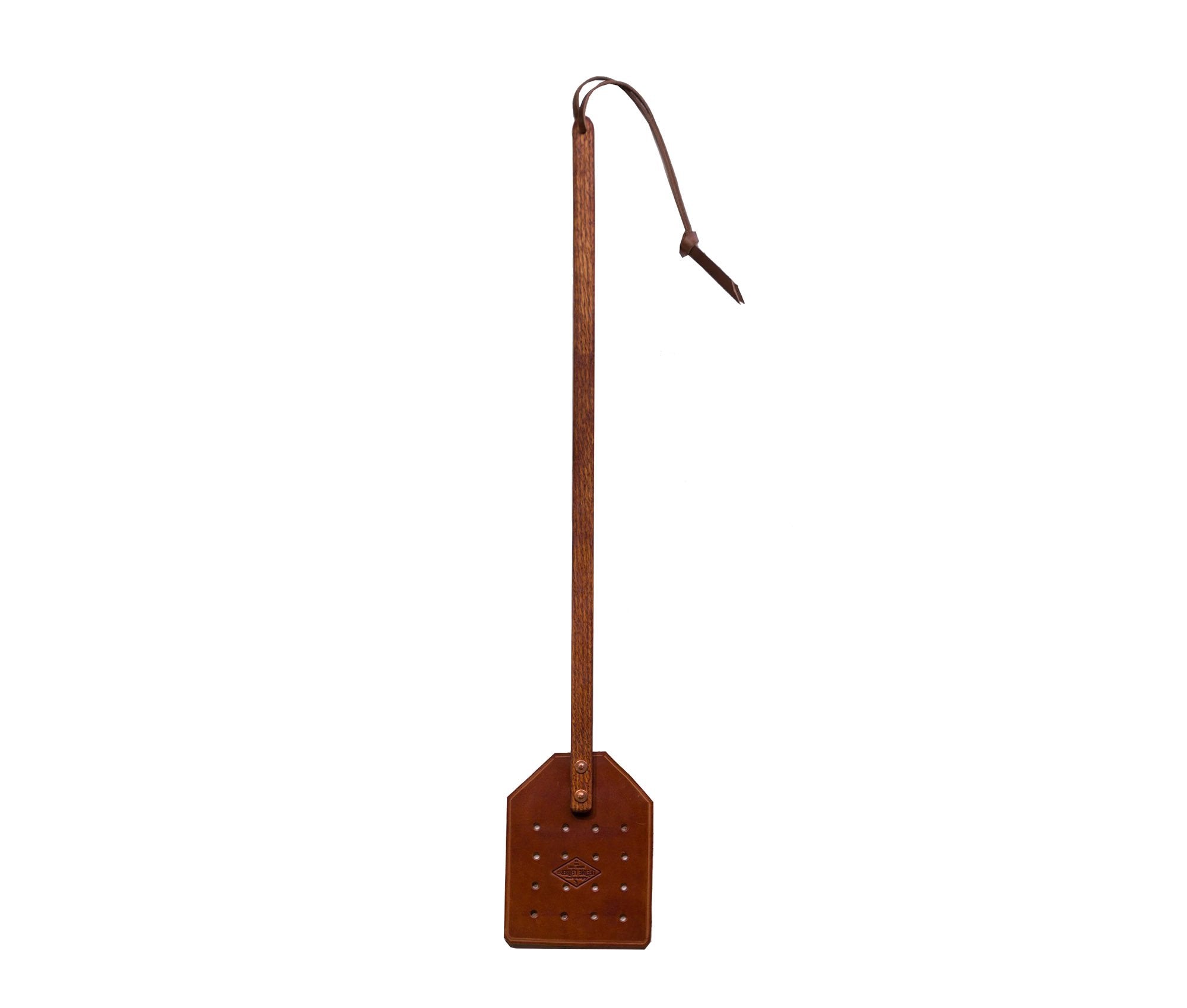 Leather fly swatter.