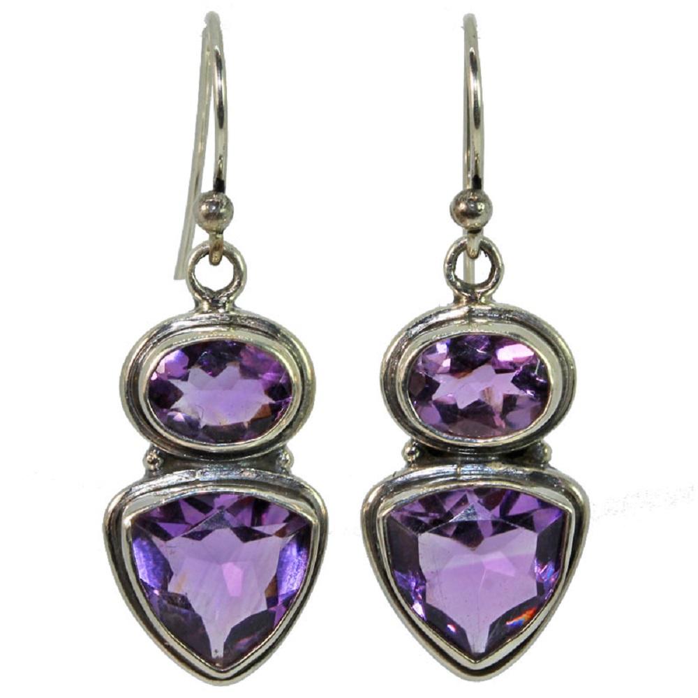 Amethyst earrings