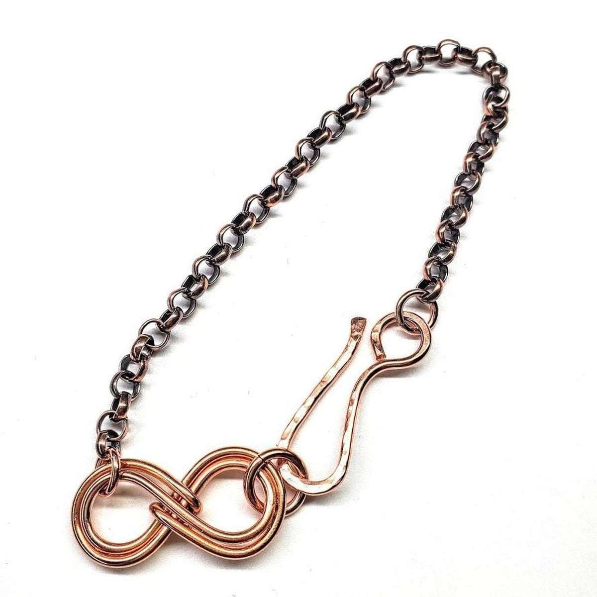 copper infinity bracelet