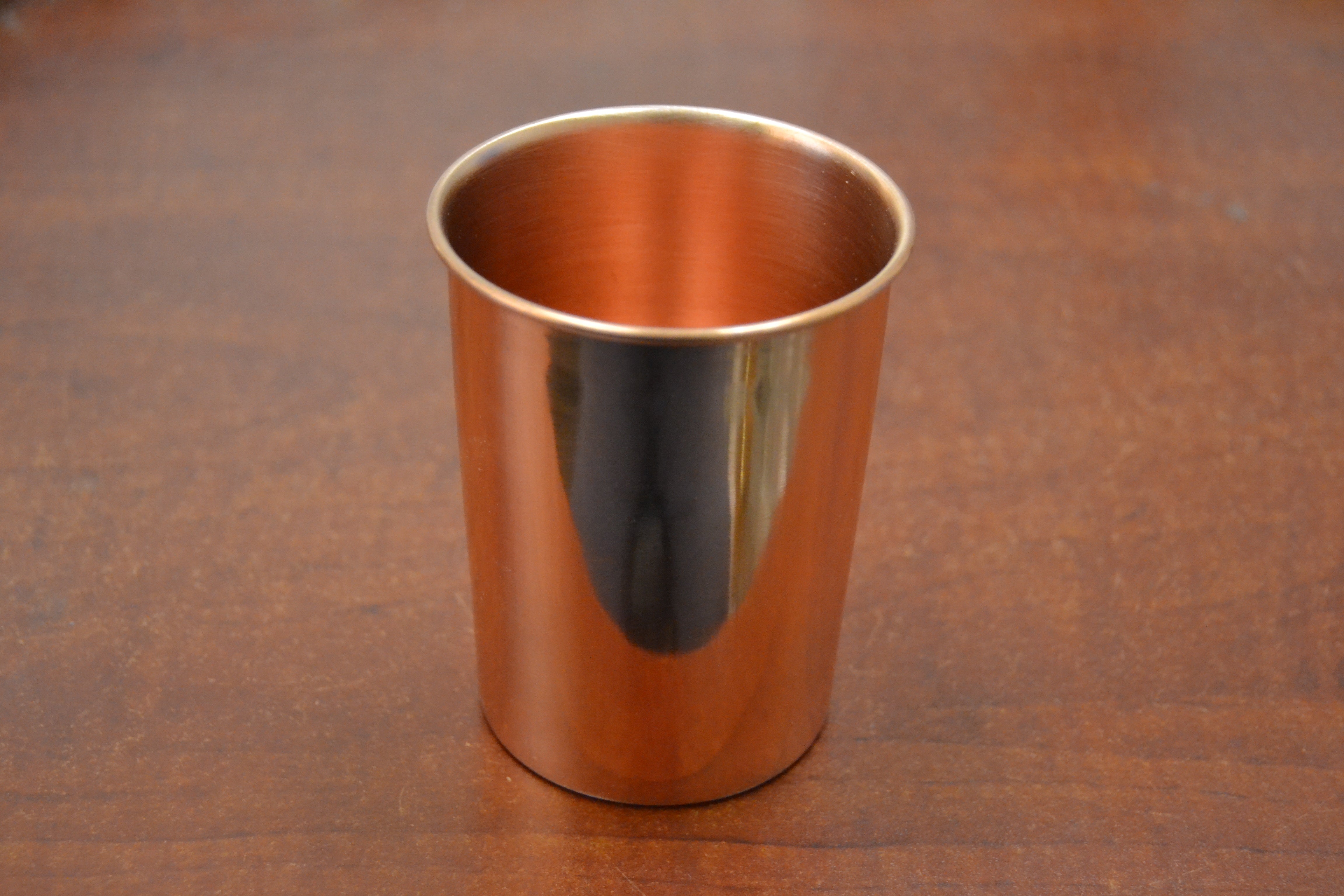 copper drink cup