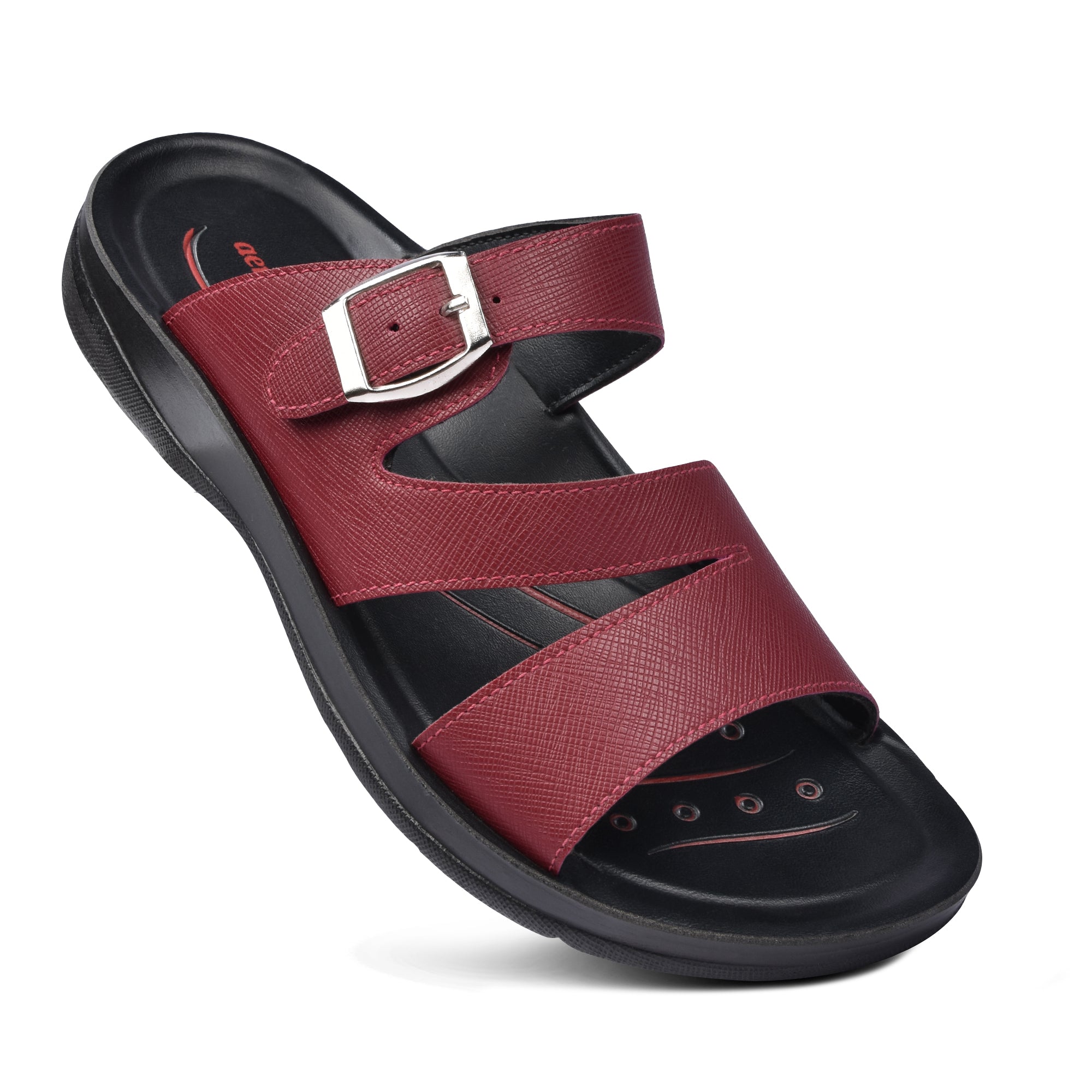 Aerothotic Slit Flair Comfortable Orthotic Women's Slip On Sandals