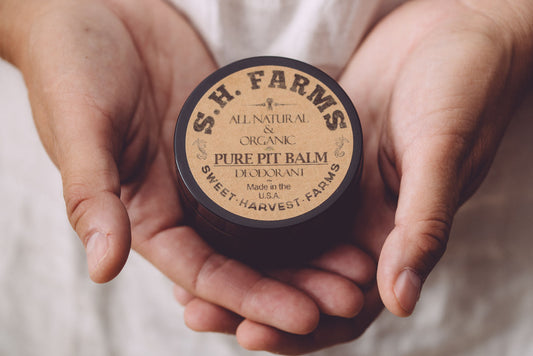 Pure Pit Balm- Organic and Natural Deodorant - Aluminum FREE