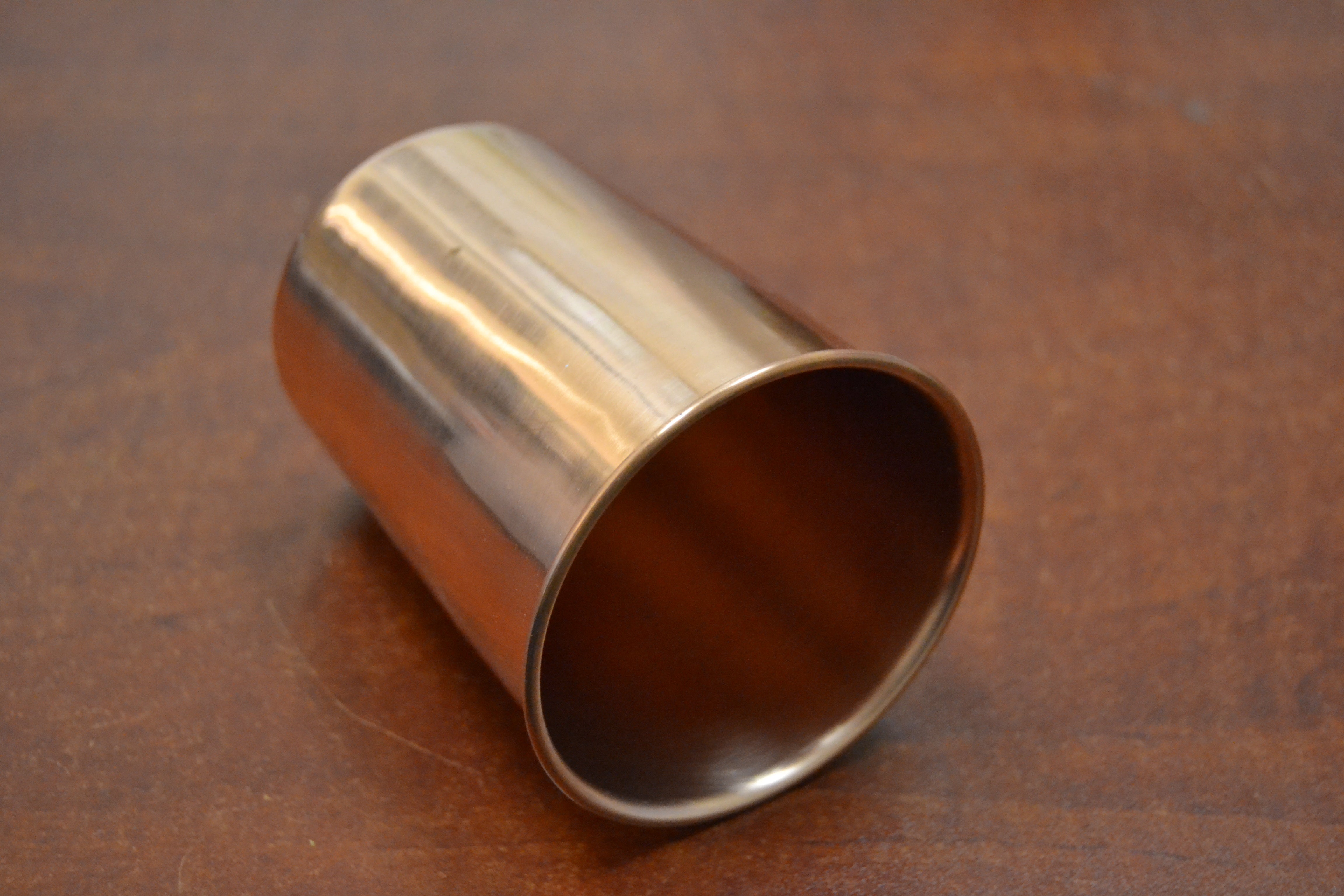 copper drinking cup