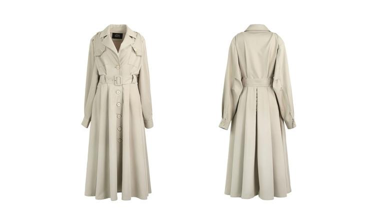 Single Breasted Oversize Trench Coat